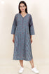 Khaadi Cotton Panelled Dress In Floral Block Print